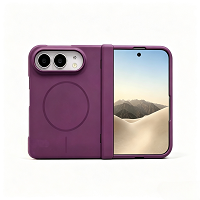 VMH iPhone Duo Tripe Layer Frame Magsafe Matte Finish Case Burgundy